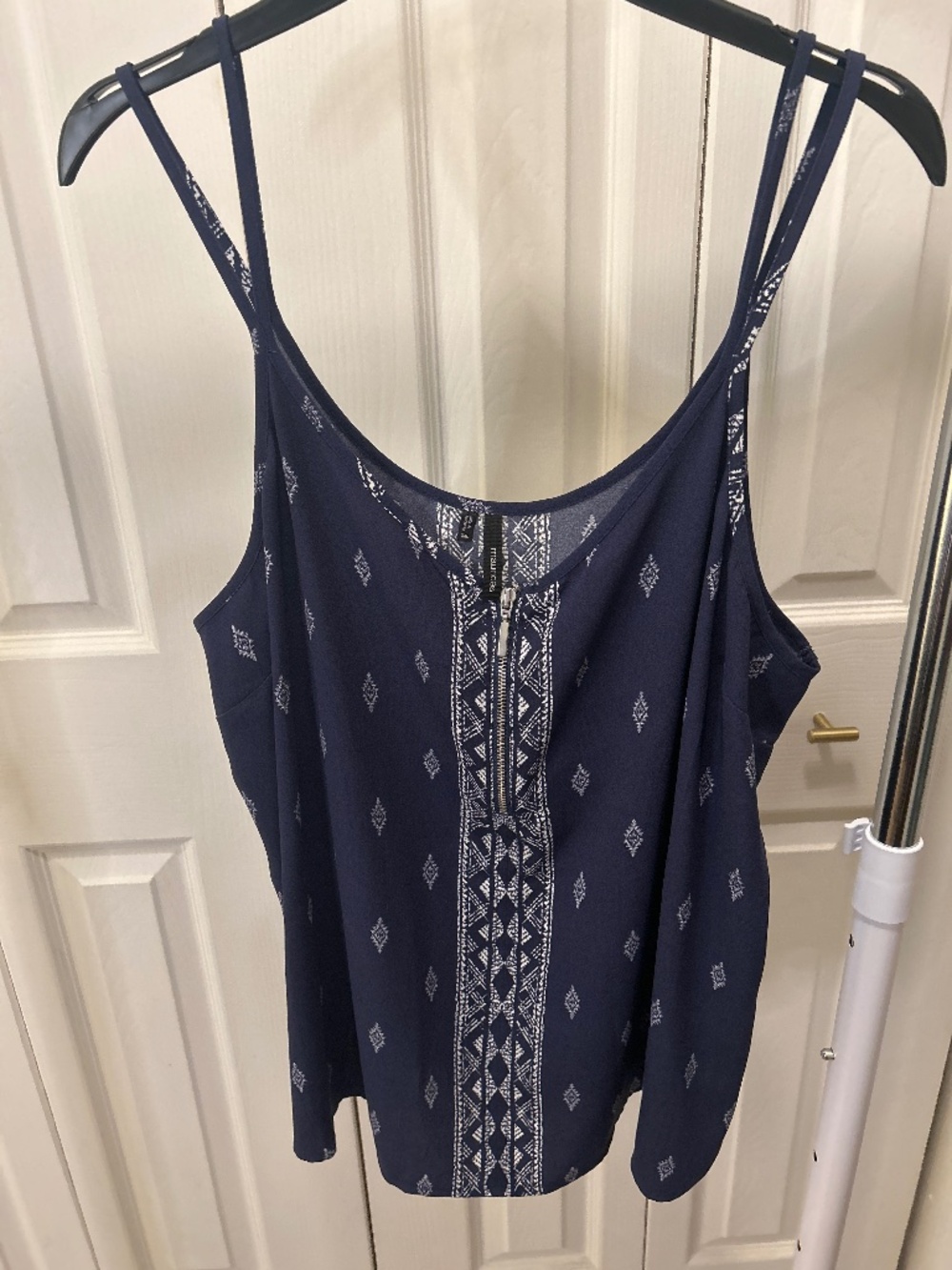 Maurices Navy Tank w/ Zipper Size XXL
